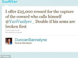 Miliardar scoţian oferă recompensă pe Twitter oricui va rupe mâinile celui care i-a ameninţat fiica!