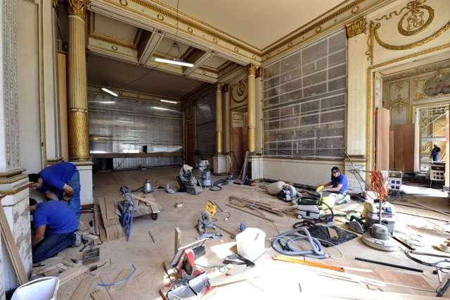 Palatul Elysee s-a transformat în şantier 875841