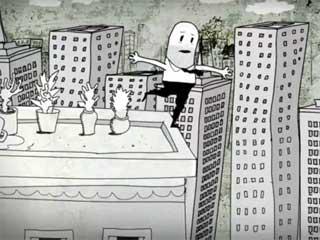 "În cădere liberă", filmul animat al vieţii şi al morţii, chiar şi al tău! (VIDEO)