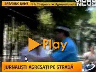 Jurnalişti agresaţi de romi la Timişoara (VIDEO)