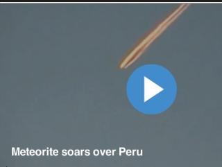 Un meteorit a survolat Peru, în apropierea Anzilor Cordilieri (VIDEO)