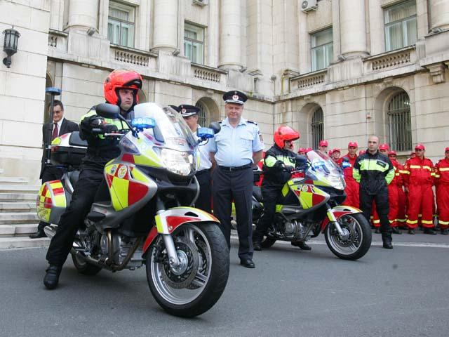 Motociclete-ambulanţă, folosite de SMURD în centrul Capitalei. Vezi ce dotări au