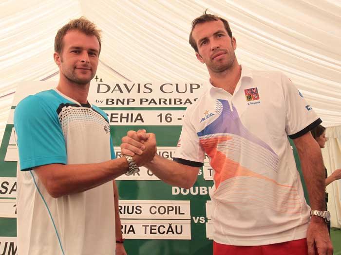 Începe lupta cu cehii în Cupa Davis