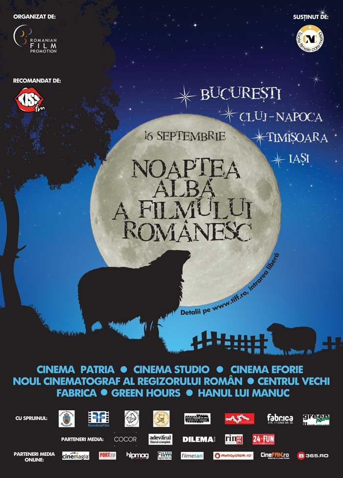 Începe Noaptea Albă a Filmului Românesc