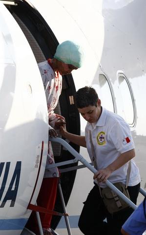 Bona mutilata a familiei Gaddafi va fi tratată în Malta. Galerie FOTO 1562396