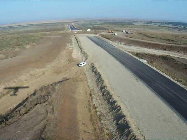 Autostrada Arad – Timişoara. Vezi cum arată autostrada cu doua luni înainte de finalizare (VIDEO)