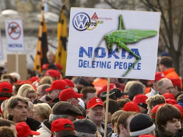 Nokia va concedia în total 3.500 de oameni din România, Germania şi SUA până în 2012