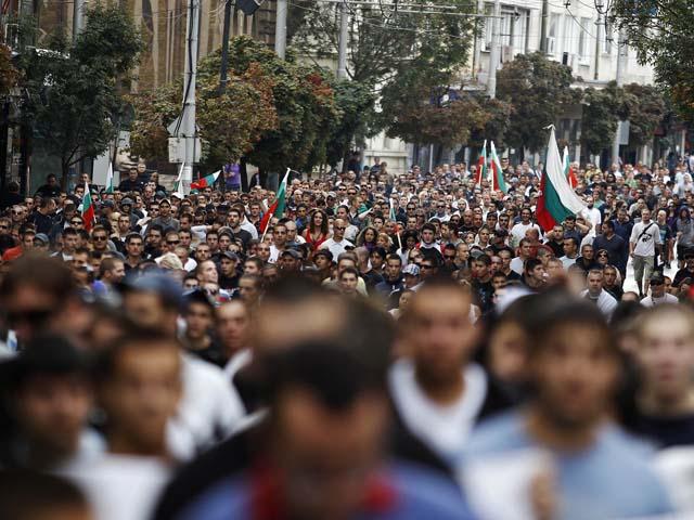 Două mii de naţionalişti au manifestat la Sofia împotriva romilor