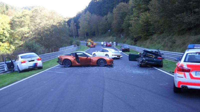 Accident la Nürburgring