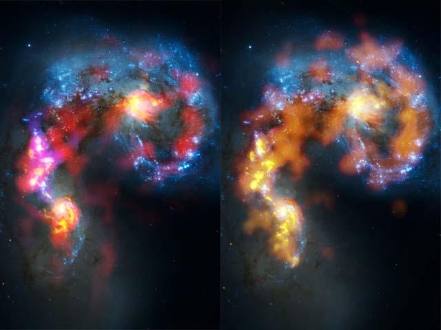 Universul văzut prin noul telescop ALMA arată ca un craniu uman. Imagine spectaculoasă
