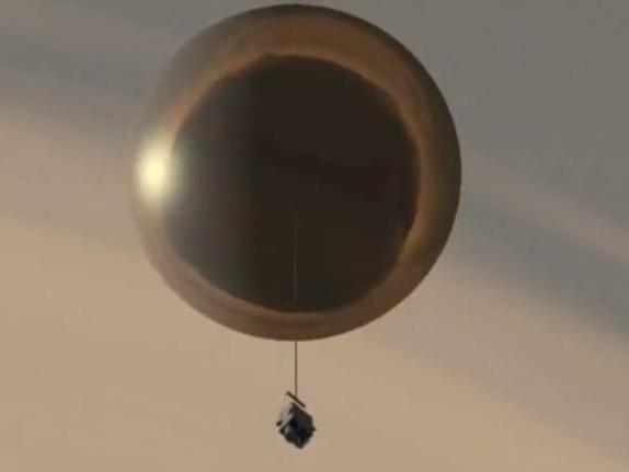 Explorări cu balonul în jurul lui Saturn