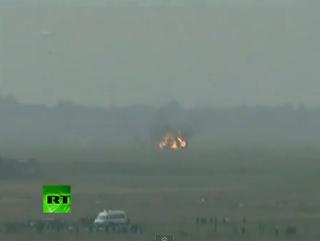 Un avion chinez de luptă s-a prăbuşit în timpul în timpul unei demonstraţii (VIDEO)