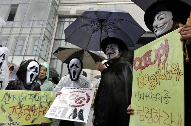 Mai multe orase ale lumii s-au raliat protestului "Occupy Wall Street" 2018496