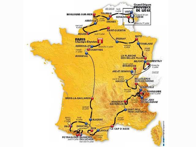 Tour de France: Traseu uşor în Marea Buclă