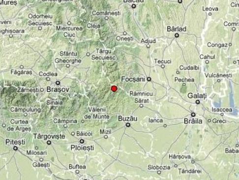 Cutremur de 4 grade pe Richter, în această dimineaţă, în Vrancea