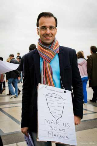 Protest al românilor din Franţa 2267199