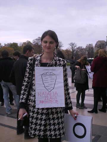 Protest al românilor din Franţa 2267203