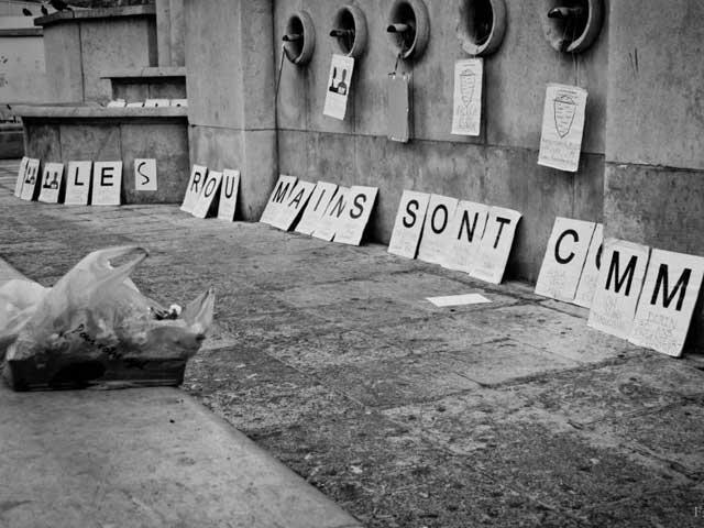 Protest al românilor din Franţa 2267208