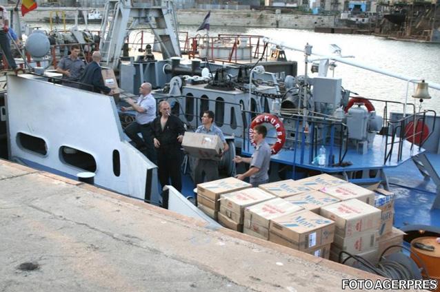 Captura record de ţigări la Galaţi: 176.000 de pachete confiscate de pe o barjă ucraineană