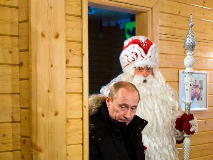 Putin n-a pupat felicitare de Crăciun