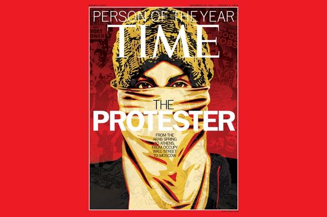 Omul anului 2011 pentru revista Time: Protestatarul