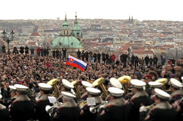 Ceremonie la Castelul Praga în memoria fostului preşedinte ceh Vaclav Havel