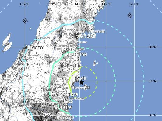 Cutremur cu magnitudinea de 5.7 în apropiere de Fukushima. Nu a fost emisă alerta de tsunami