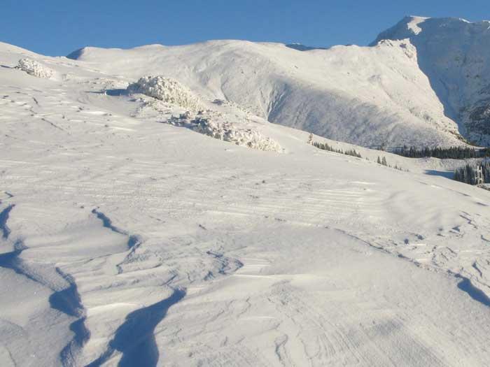 Risc de avalanşe în Masivul Făgăraş