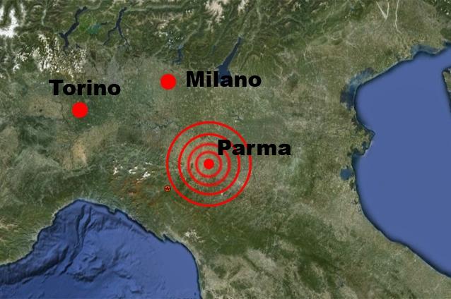 Cutremur cu magnitudinea de 5,4 pe scara Richter în nordul Italiei