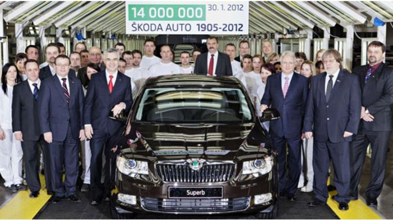 Skoda a ajuns la 14 milioane de autoturisme fabricate