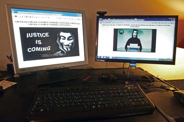 Anonymous ameninţă Grecia cu un război cibernetic