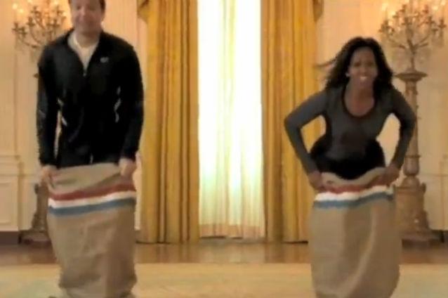 VIDEO: Michelle Obama l-a umilit pe prezentatorul emisiunii "Late Night with Jimmy Fallon" la Casa Albă