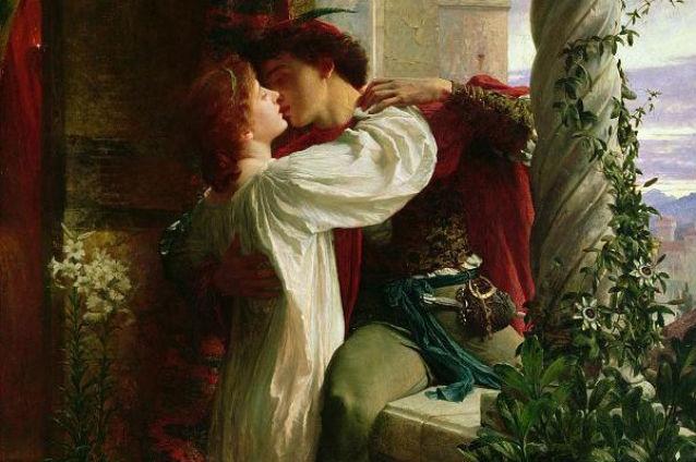 O pictură cu Romeo şi Julieta, cea mai romantică operă de artă din Marea Britanie