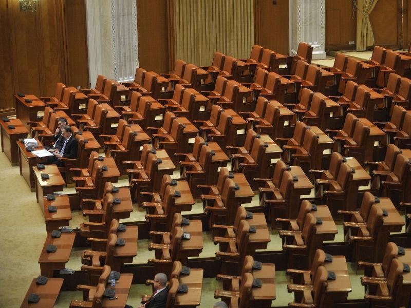Parlamentul merge la ralanti