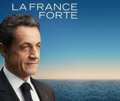 Afişul electoral al lui Nicolas Sarkozy, "O Franţă puternică", parodiat pe Internet