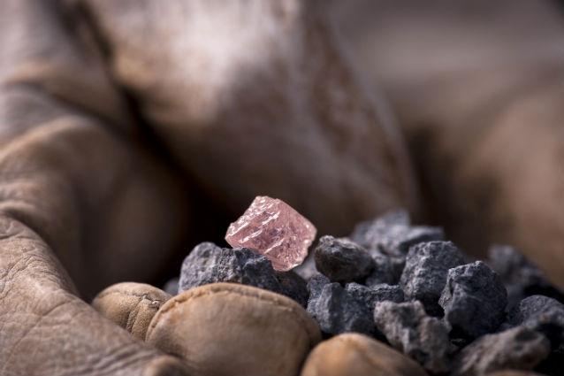 Vezi cum arată cel mai mare diamant roz descoperit în Australia