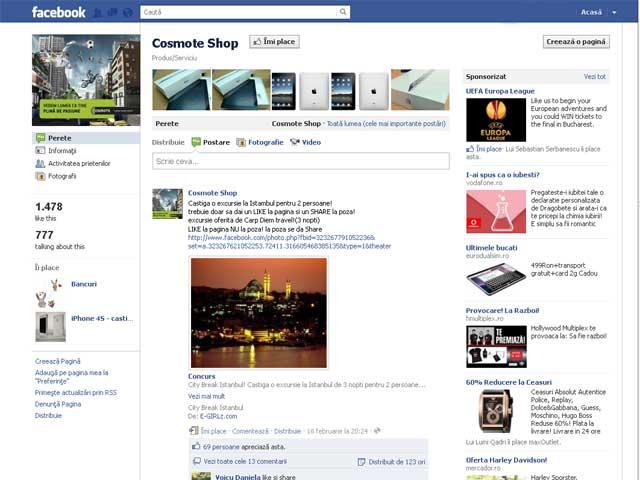 Înşelăciune de proporţii pe Facebook cu pagini false Orange, Vodafone, Cosmote