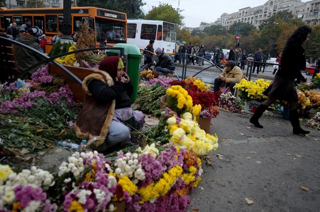 Peste 80.000 de fire de flori confiscate în urma unei razii în Piaţa George Coşbuc din Capitală