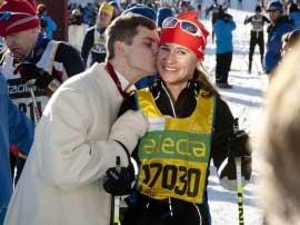 FOTO Pippa Middleton se pricepe şi la schi: A terminat onorabil o cursă de 90 km!