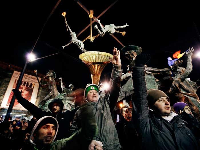 În bucătăria protestatarilor