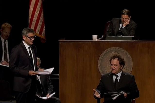VIDEO: Brad Pitt, George Clooney şi Kevin Bacon, într-un spectacol de teatru despre căsătoriile gay