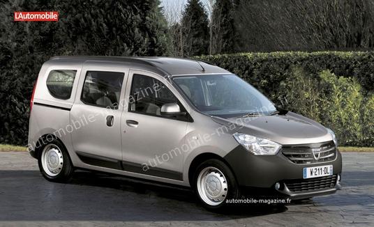 Vezi imagini cu Dacia Dokker, autoutilitara românească ce va fi prezentată la Paris
