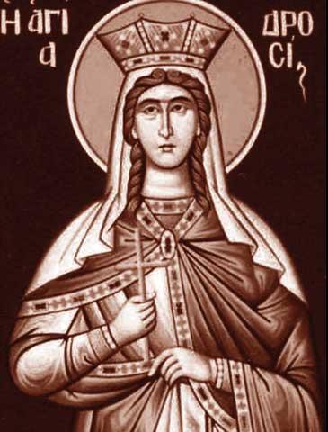Sfânta Drosida, fiica împăratului Traian