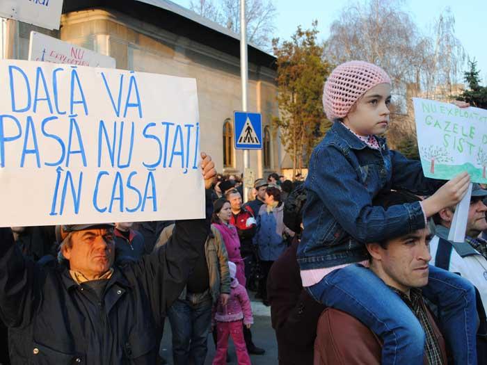 Protest la Bârlad împotriva gazelor de şist 9518364