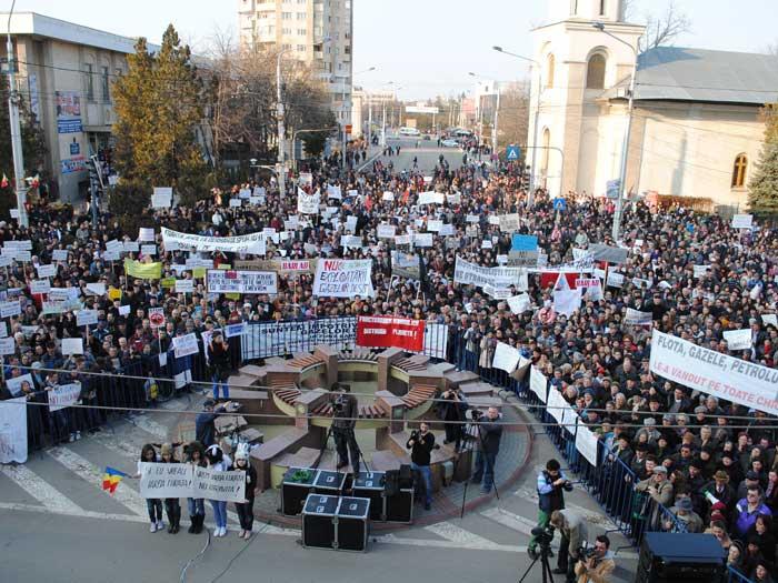 Protest la Bârlad împotriva gazelor de şist 9518370
