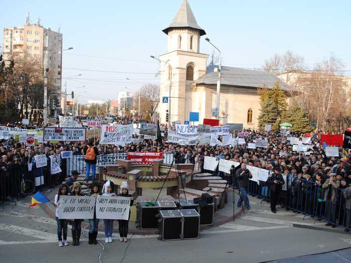 Protest la Bârlad împotriva gazelor de şist 9518371
