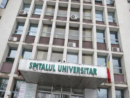 Sinucidere la Spitalul Universitar: Un bărbat s-a aruncat de la etajul şase al unităţii medicale