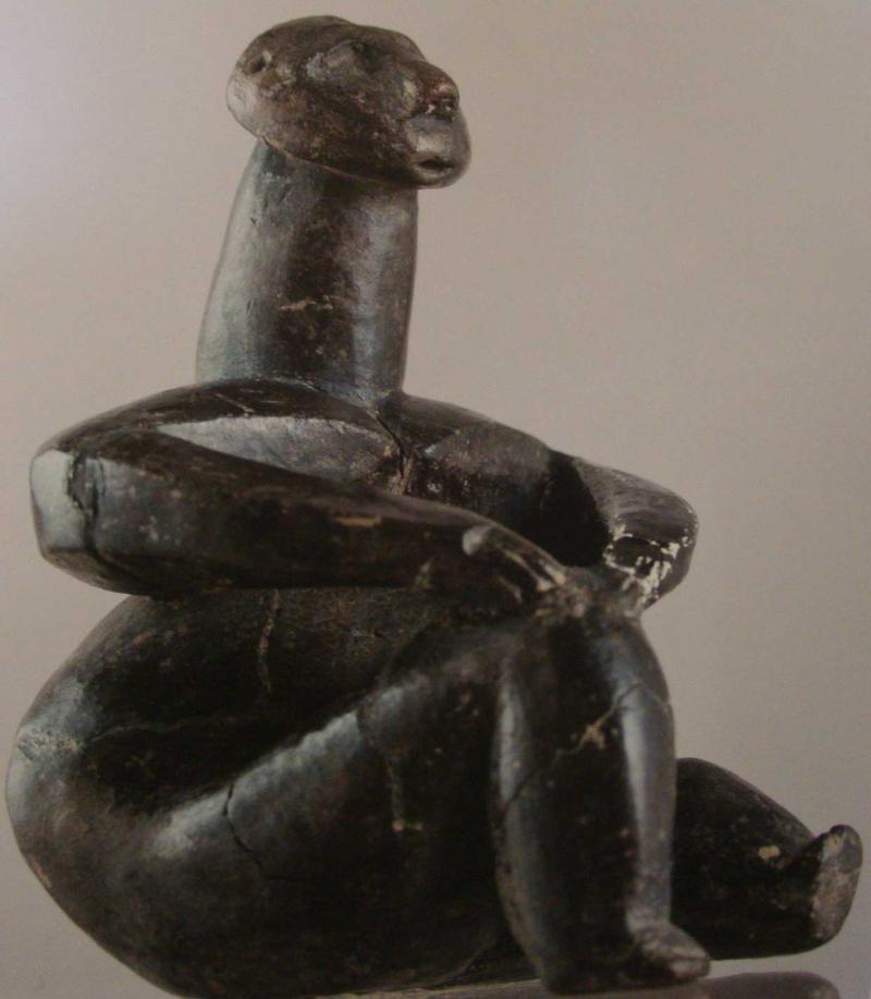 ”Gânditorul” - cea mai importantă operă de artă realizată, până la Brâncuşi, pe teritoriul ţării noastre. Omul neolitic şi omul secolului XXI 9889496