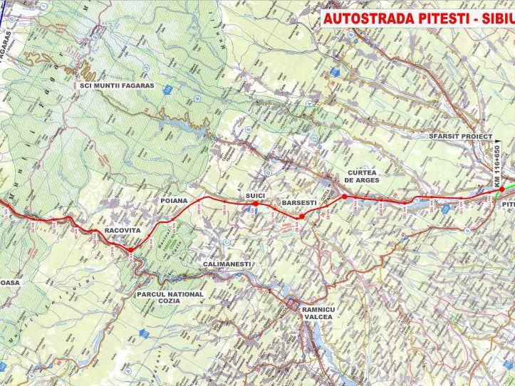 Studiul de fezabilitate pentru Autostrada Sibiu – Piteşti va costa 61 de milioane de lei