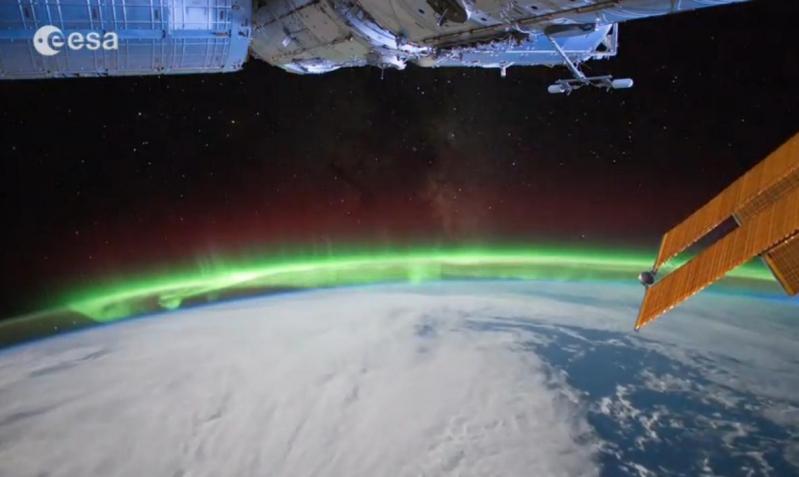 Imagini spectaculoase: Aurora Australis, văzută de pe Staţia Spaţială Internaţională (VIDEO)
